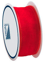 GESCHENKBAND  - Rot, Basics, Textil (2.5/200cm)