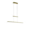 LED-HÄNGELEUCHTE 100,00/9,00/80-150 cm  - Messingfarben, Design, Metall (100,00/9,00/80-150cm) - Fischer & Honsel