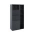 MIDISCHRANK Graphitfarben - Graphitfarben/Grau, Design, Holzwerkstoff (65/130/35cm) - Xora MIDISCHRANK Graphitfarben - Graphitfarben/Grau, Design, Holzwerkstoff (65/130/35cm) - Xora