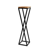 BLUMENSTÄNDER in Metall  - Schwarz, Basics, Metall (19/77/19cm)