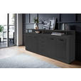 SIDEBOARD 195/88/38 cm  - Anthrazit/Schwarz, Basics, Holzwerkstoff/Kunststoff (195/88/38cm) - Xora