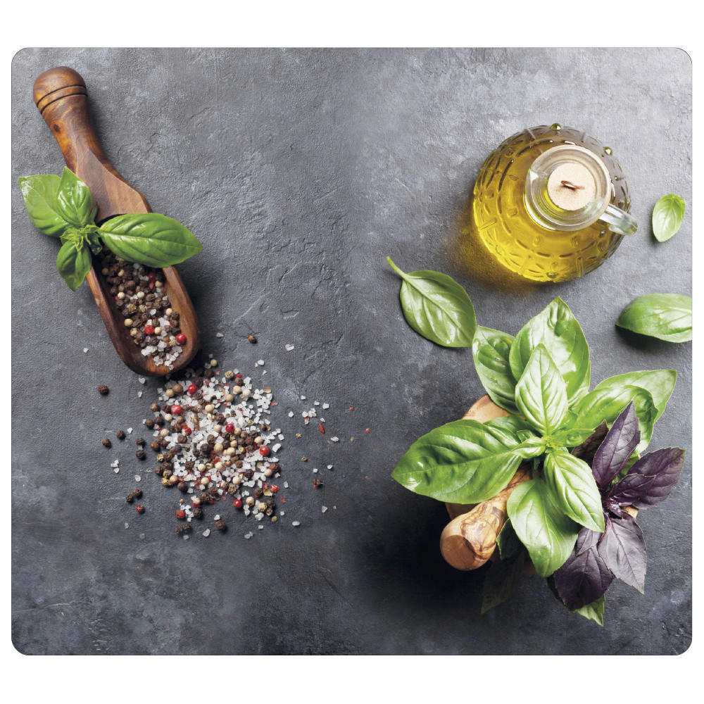 HERDABDECKPLATTE 3658413  - Multicolor, Basics, Glas (56/50/1,4cm) - Kesper