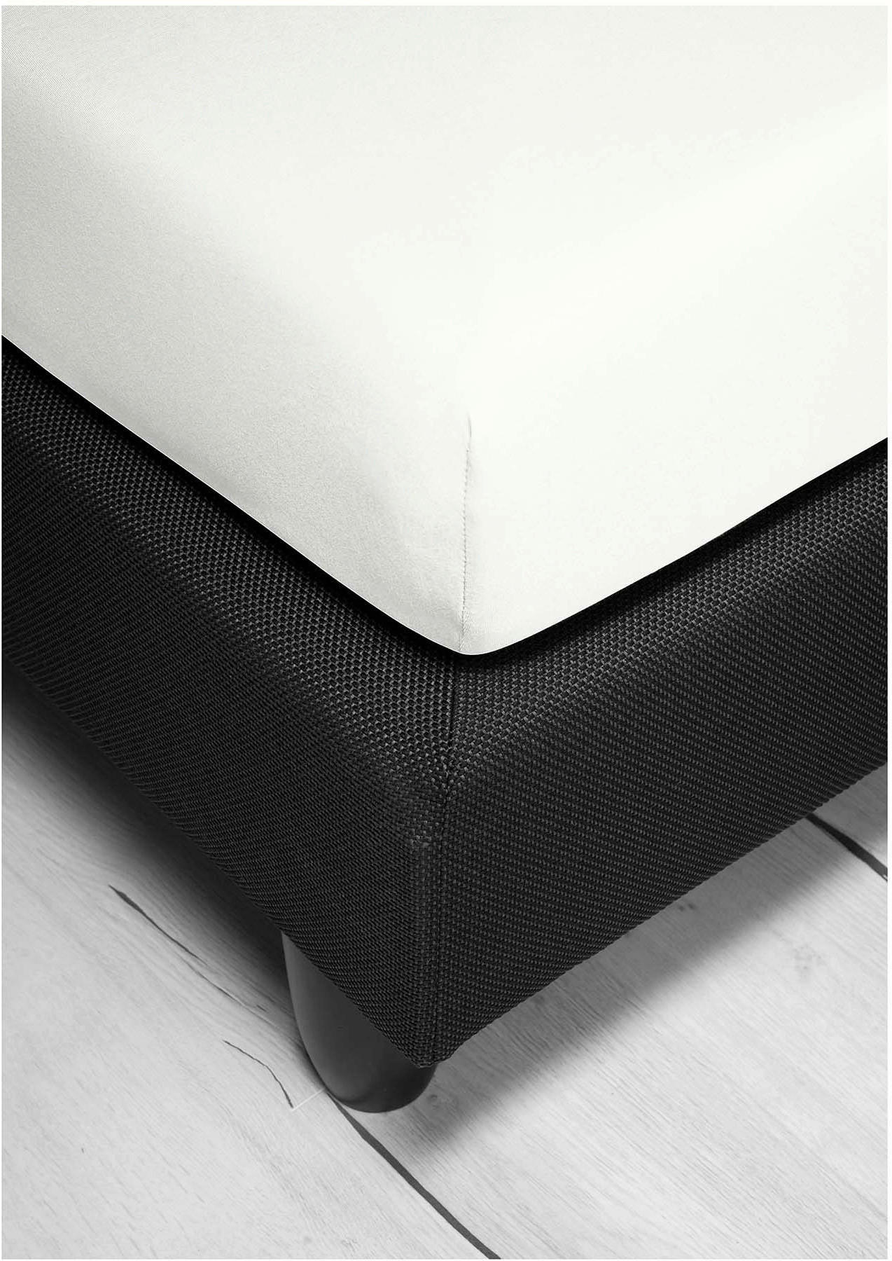 SPANNBETTTUCH Jersey - Weiß, KONVENTIONELL, Textil (100/200cm) - Bierbaum