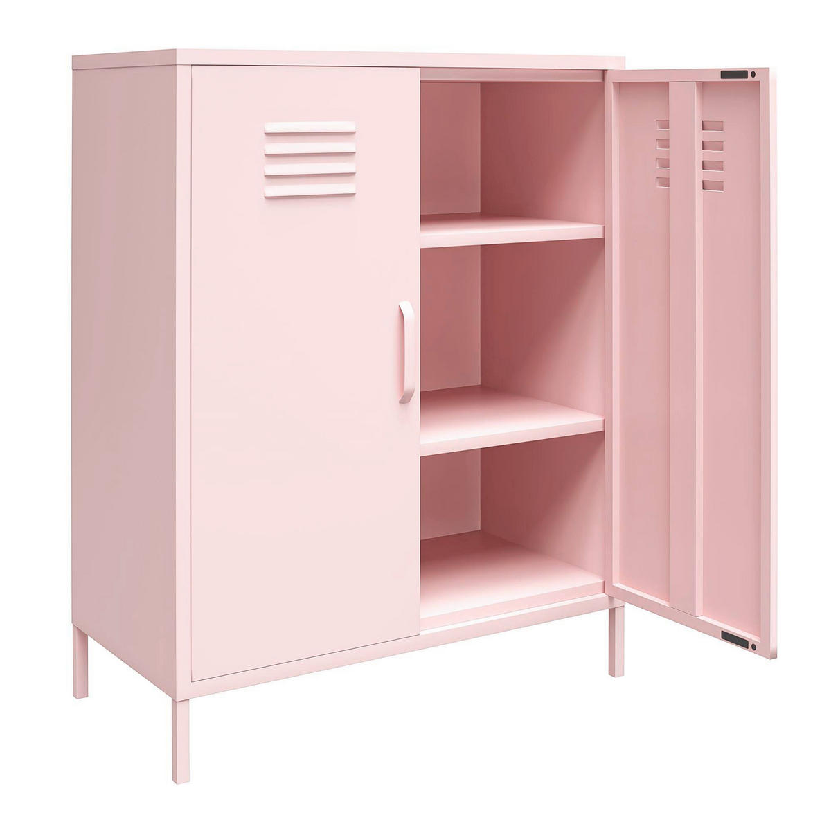 HIGHBOARD Cache  in 80/101/40 cm  - Rosa, Design, Metall (80/101/40cm) - MID.YOU