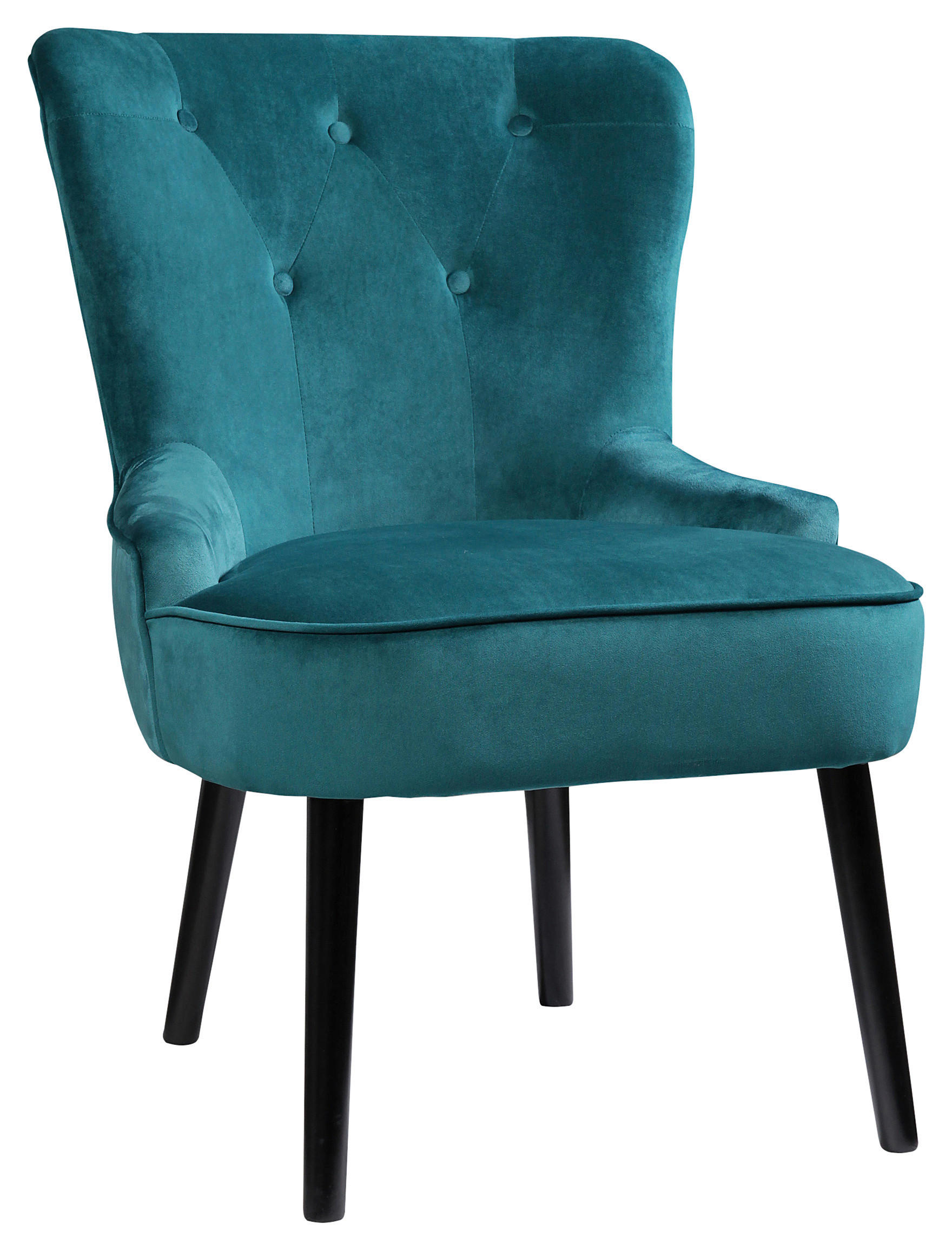 STOLICA  plava, zelena, crna       - zelena/plava, Moderno, drvo/tekstil (61/87/69cm)