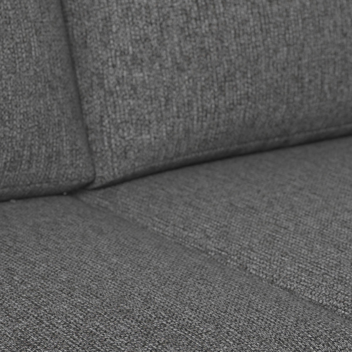 DINING-LOUNGESET Aluminium  - Dunkelgrau/Naturfarben, Basics, Glas/Textil (265,5/80/205,5cm) - Ambia Garden