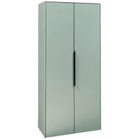 MIDISCHRANK 60/135/30 cm  - Schwarz/Grün, Design, Holzwerkstoff/Kunststoff (60/135/30cm) - home24