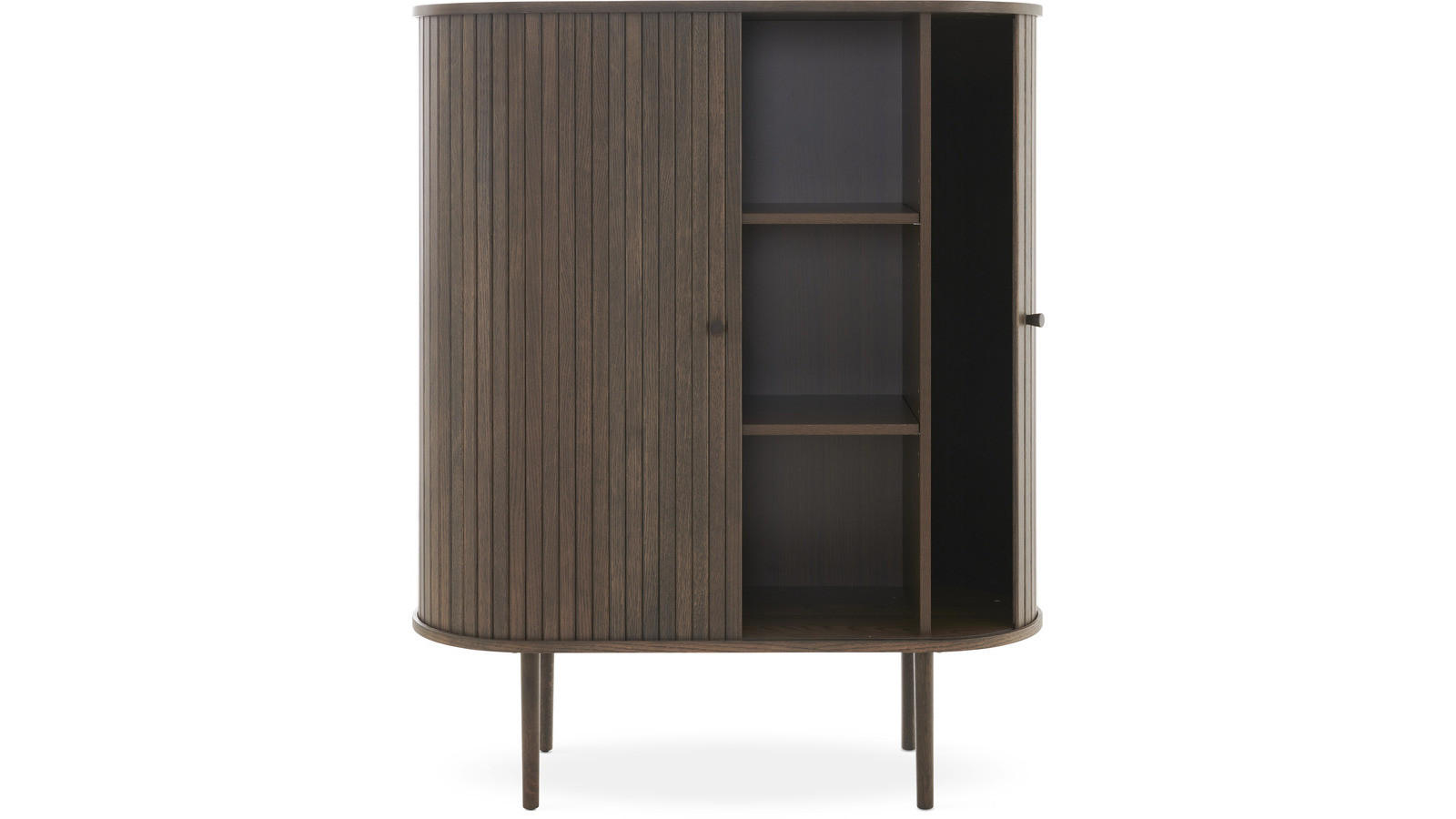 SIDEBOARD 100/123/40 cm  - mörkbrun, Design, trä (100/123/40cm) - Best Price