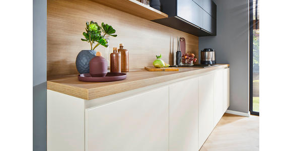 EINBAUKÜCHE - Weiß, Design, Holzwerkstoff - Dieter Knoll
