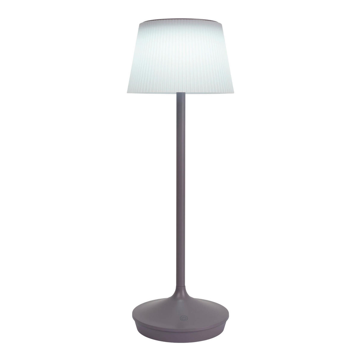 SOLARLEUCHTE  - Brombeere/Weiß, Trend, Kunststoff/Metall (13/38cm) - Näve