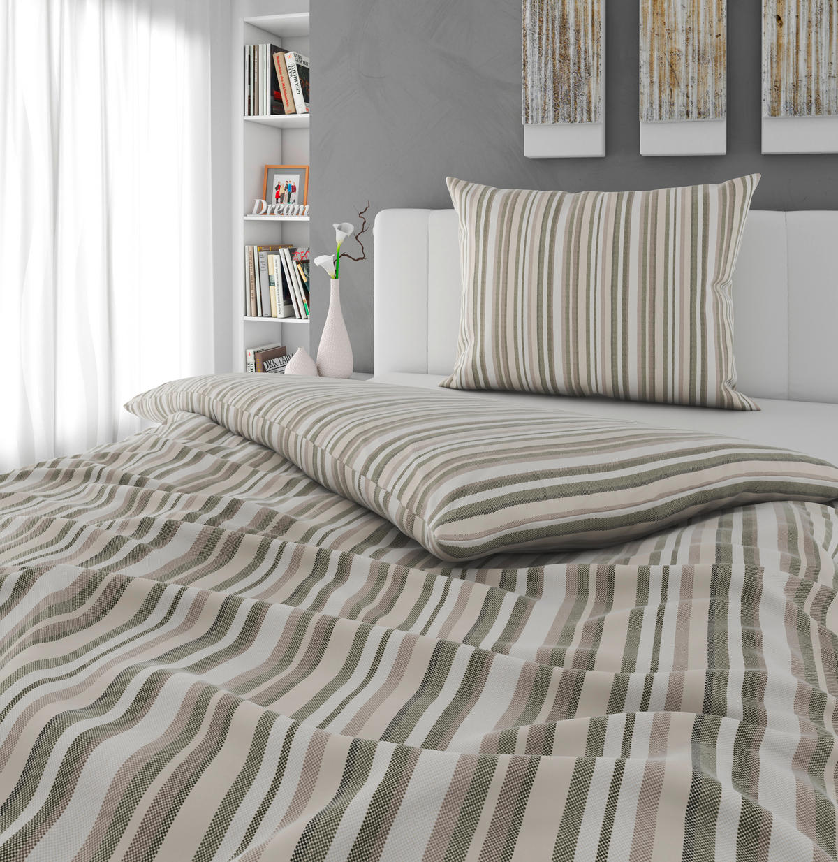 BETTWÄSCHE Satin 140/200 cm  - Multicolor, Design, Textil (140/200cm) - Novel