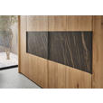 DREHTÜRENSCHRANK  in Wildeiche  - Wildeiche/Schwarz, Design, Holz/Metall (302/223/62cm) - Valnatura