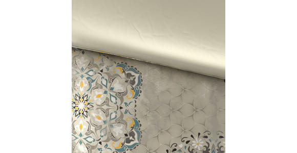 WENDEBETTWÄSCHE Raphael Satin 140/200 cm - Grau, KONVENTIONELL, Textil (140/200cm) - Novel