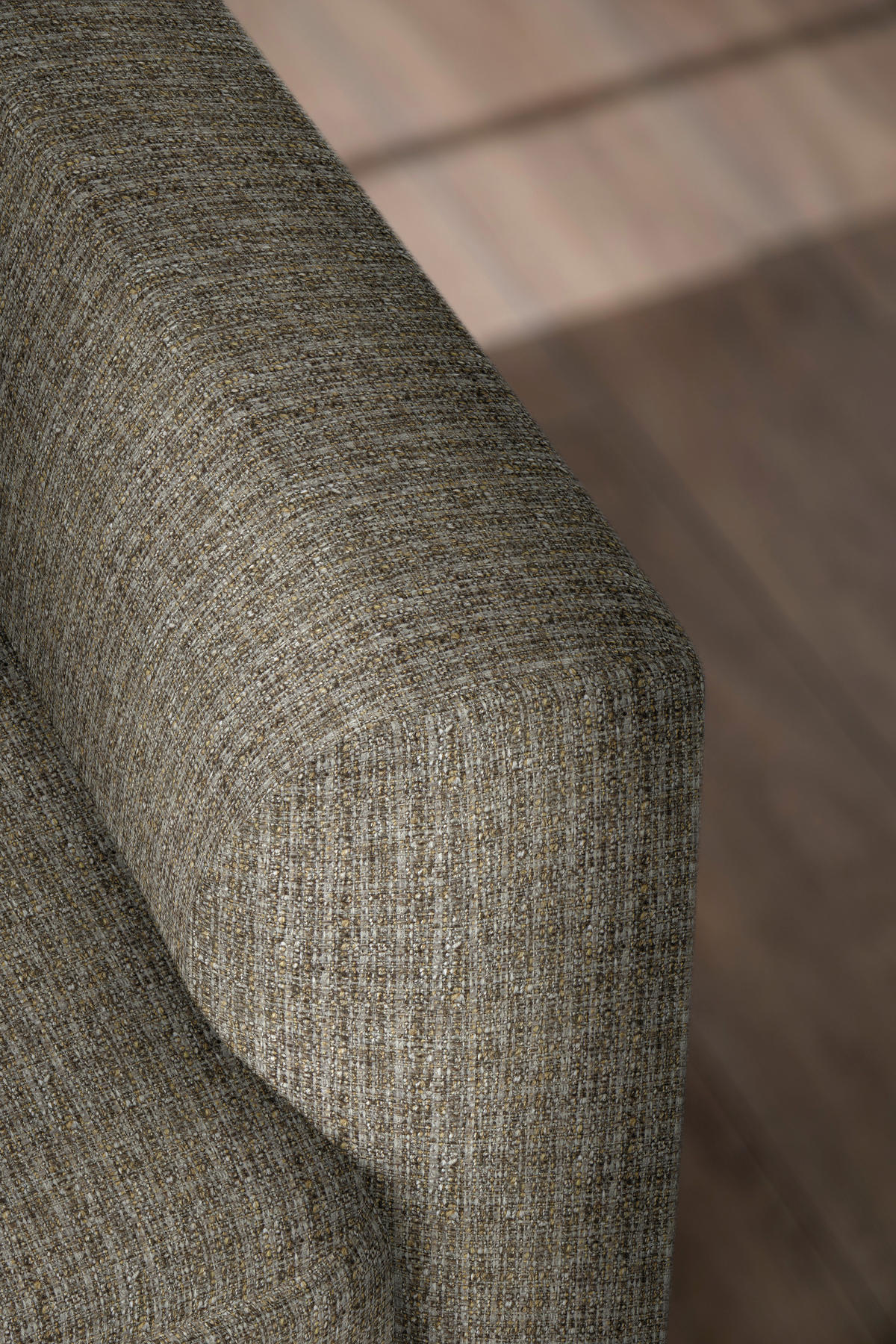 ECKSOFA in Flachgewebe Braun  195/310 cm  - Schwarz/Braun, Design, Textil/Metall (195/310cm) - Schöner Wohnen