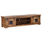 LOWBOARD  in 200/50/45 cm  - Schwarz/Naturfarben, KONVENTIONELL, Holz/Holzwerkstoff (200/50/45cm) - Landscape