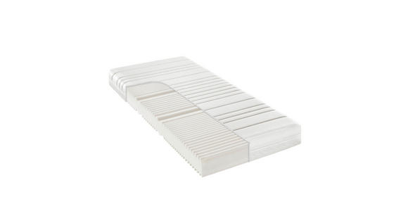 KALTSCHAUMMATRATZE 80/200 cm Höhe ca. 18 cm  - Weiß, Basics, Textil (80/200cm) - Sleeptex