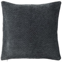 ZIERKISSEN  45/45 cm   - Anthrazit, Basics (45/45cm) - Novel