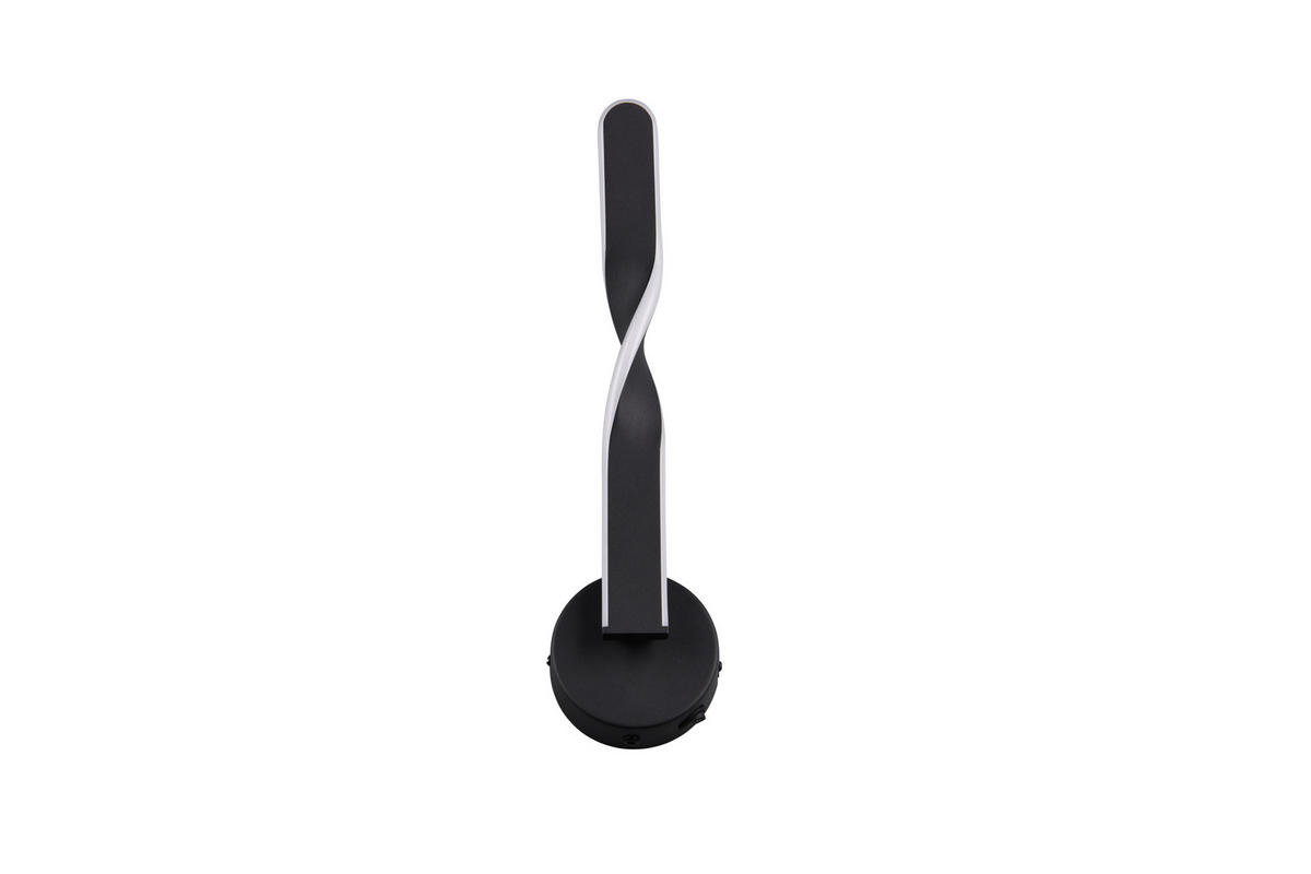LED-WANDLEUCHTE   - Schwarz/Weiß, Design, Kunststoff/Metall (45,5/12/15cm)