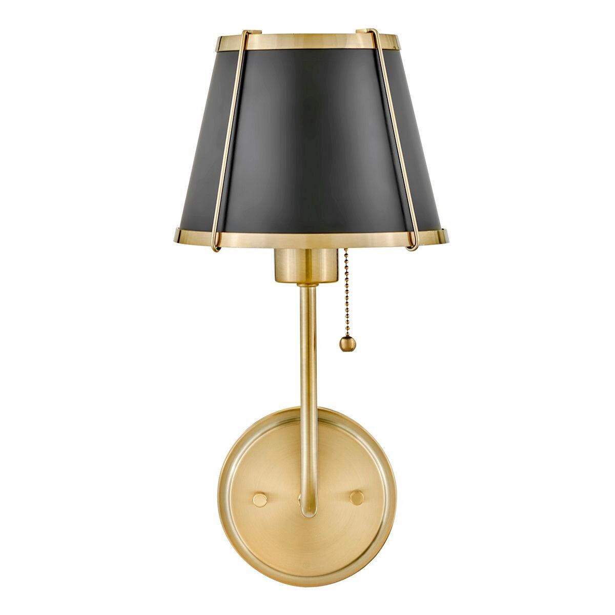 WANDLEUCHTE - Goldfarben/Schwarz, Konventionell, Metall (40/18,4/22,2cm) - Elstead Lighting