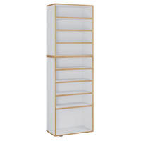 SCHUHREGAL 60/183/33 cm  - Honigeiche/Schwarz, Design, Holzwerkstoff/Kunststoff (60/183/33cm) - MID.YOU