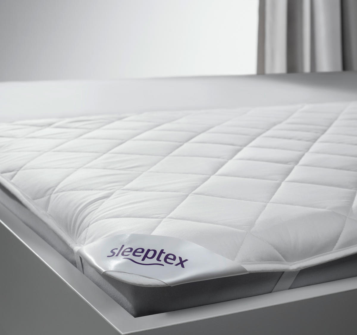 PODLOŽKA/CHRÁNIČ MATRACE, 100/200 cm - bílá, Basics, textil (100/200cm) - Sleeptex