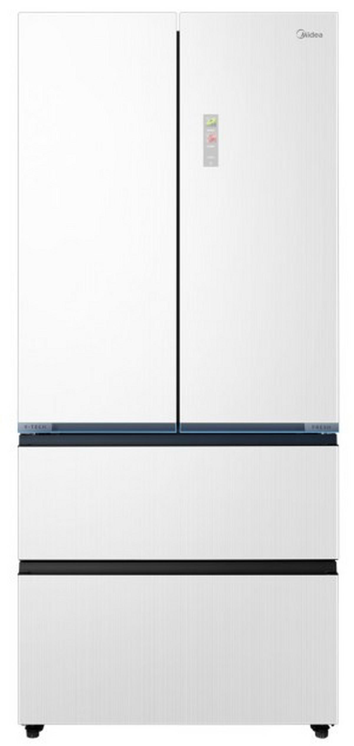 FRENCH-DOOR 83.3/191/60 cm MDRF705BIE36  - Weiß, Basics, Glas/Metall (83.3/191/60cm) - Midea