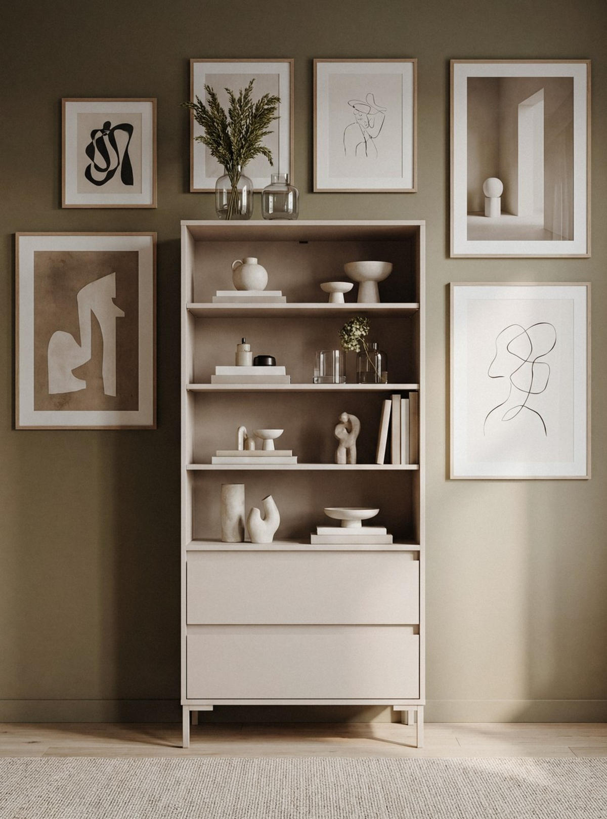 REGAL Kaschmir  - Kaschmir, LIFESTYLE, Holzwerkstoff/Metall (77,5/165/40cm) - MID.YOU