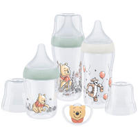 FLÄSCHCHENSET Perfect Match 4-teilig  - Transparent/Multicolor, Basics, Kunststoff (7,2/21,3/19,4cm) - NUK