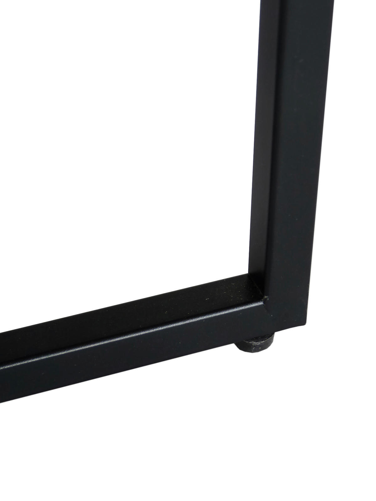 COUCHTISCH 60/60/50 cm quadratisch Schwarz, Weiß  - Schwarz/Weiß, Design, Stein/Metall (60/60/50cm) - MID.YOU