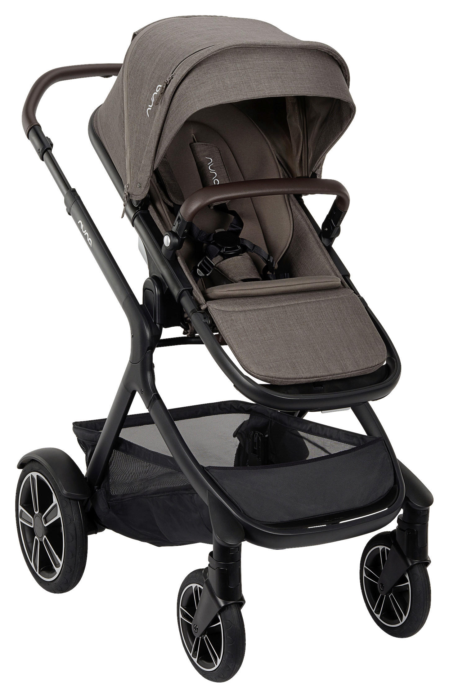GESCHWISTERWAGEN Demi next  - Schwarz, Basics, Metall (63/123/83cm) - Nuna