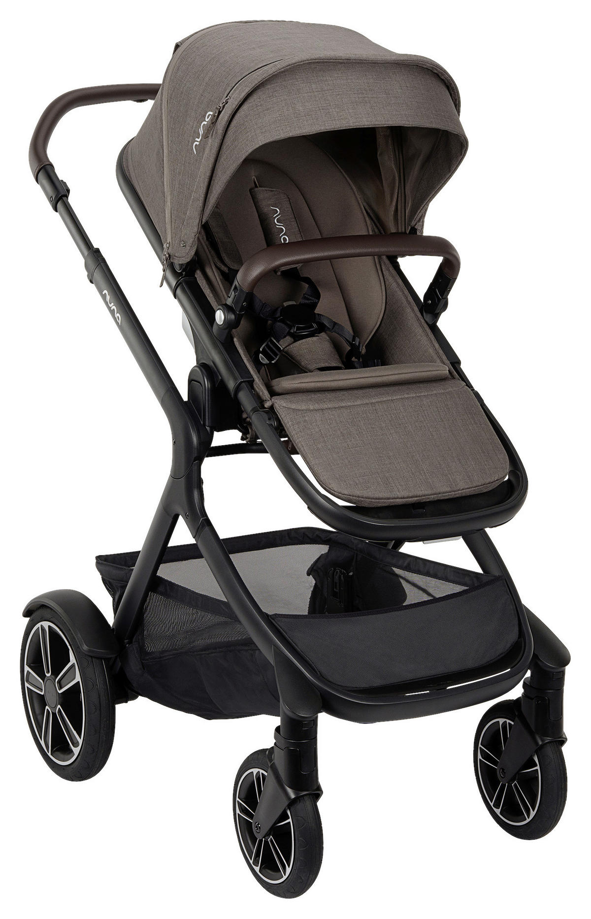 GESCHWISTERWAGEN Demi next  - Schwarz, Basics, Metall (63/123/83cm) - Nuna