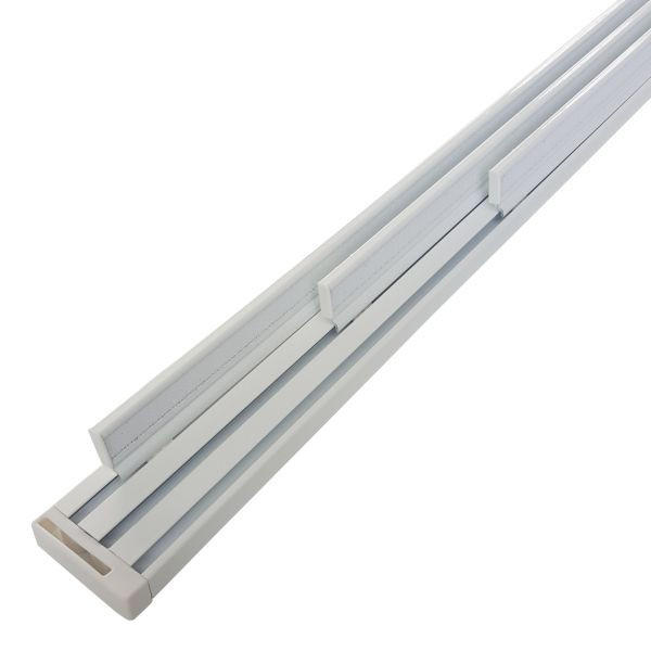 DRŽALO ZA PANELNE ZAVESE      barve aluminija  - barve aluminija, Design, kovina (1600mm) - Homeware