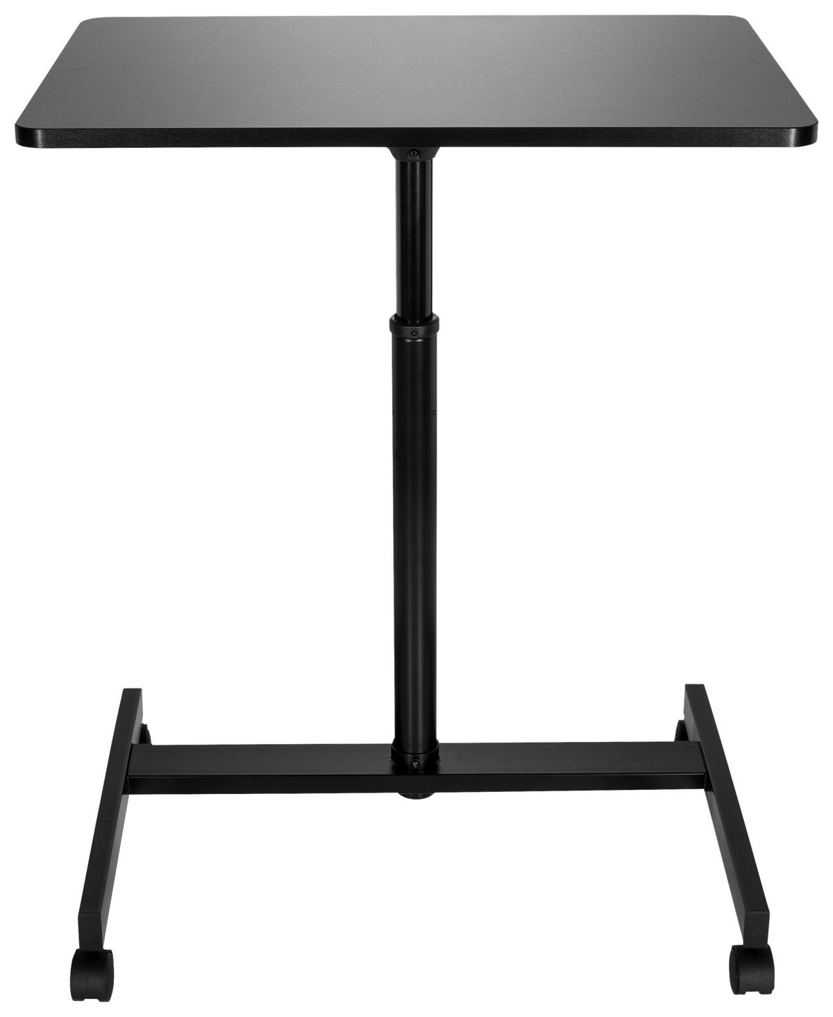 STOJEČI PULT - črna, Basics, kovina/leseni material (70/48/80-114cm) - MID.YOU