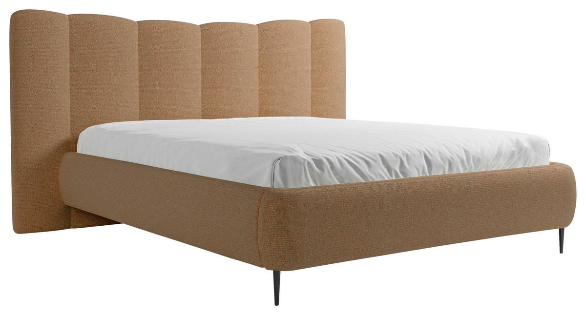 POLSTERBETT 180/200 cm  in Terracotta  - Terracotta, Modern, Holz/Holzwerkstoff (180/200cm) - MID.YOU