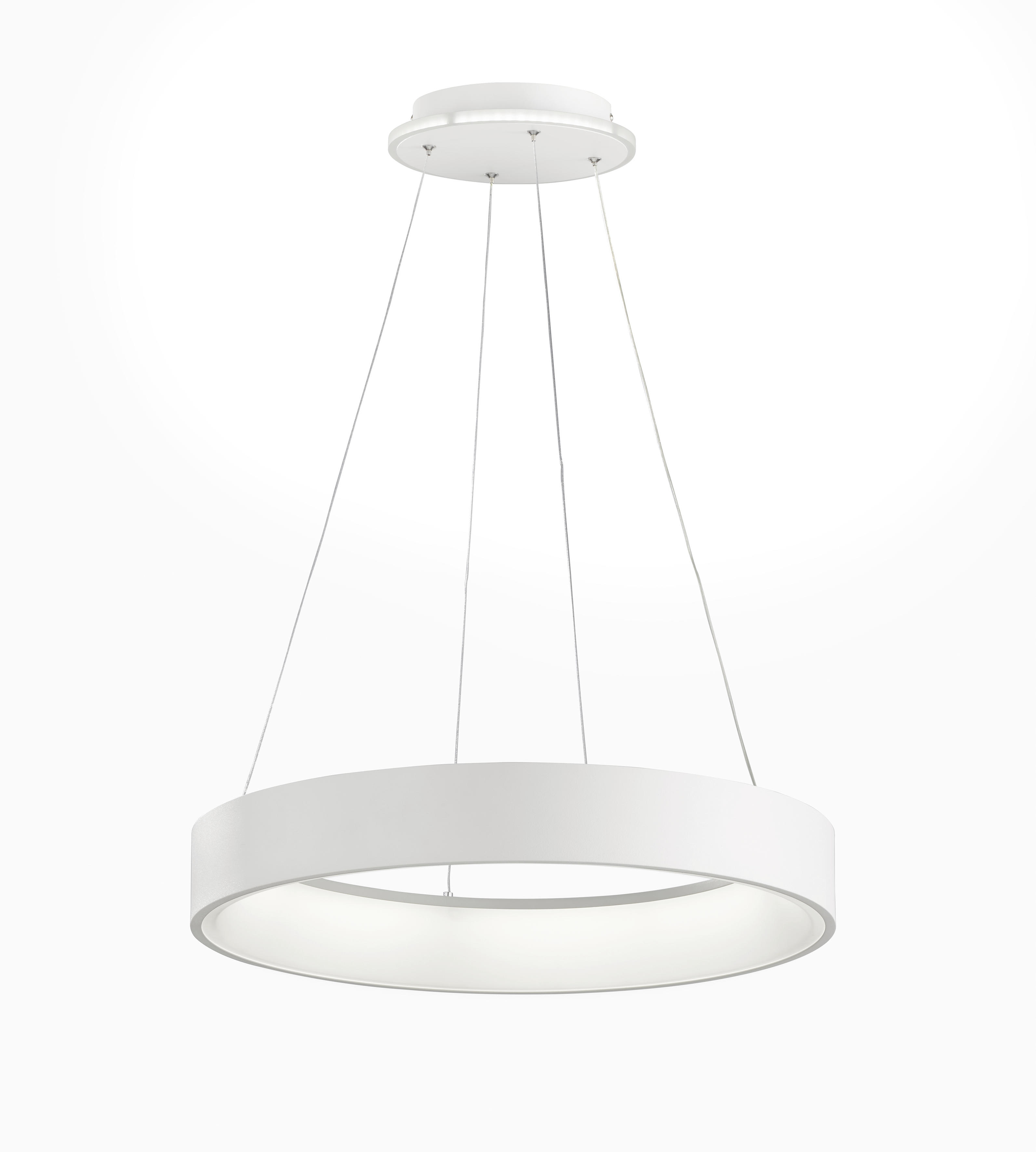 LED-HÄNGELEUCHTE  - Weiß, Design, Kunststoff/Metall (60/150cm) - Wofi