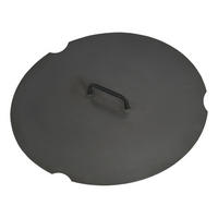 DECKEL  - Schwarz, Basics, Metall (62cm)