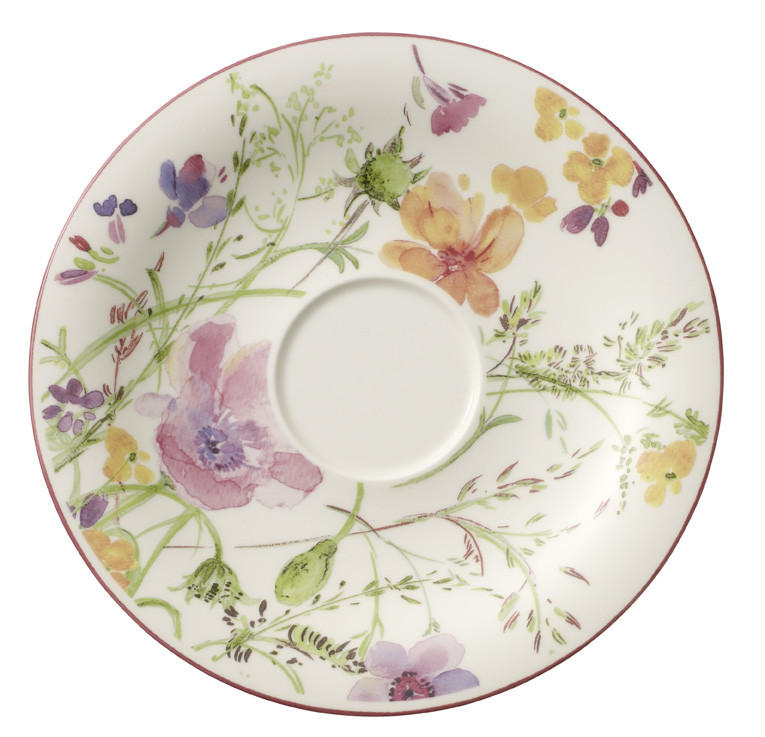 UNTERTASSE Mariefleur Basic  19 cm   - Multicolor/Weiß, KONVENTIONELL, Keramik (19cm) - Villeroy & Boch