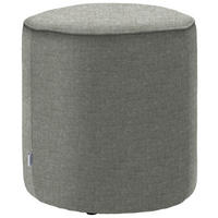 HOCKER in Textil Hellgrau  - Hellgrau, Design, Textil (44/46/44cm) - Belluti