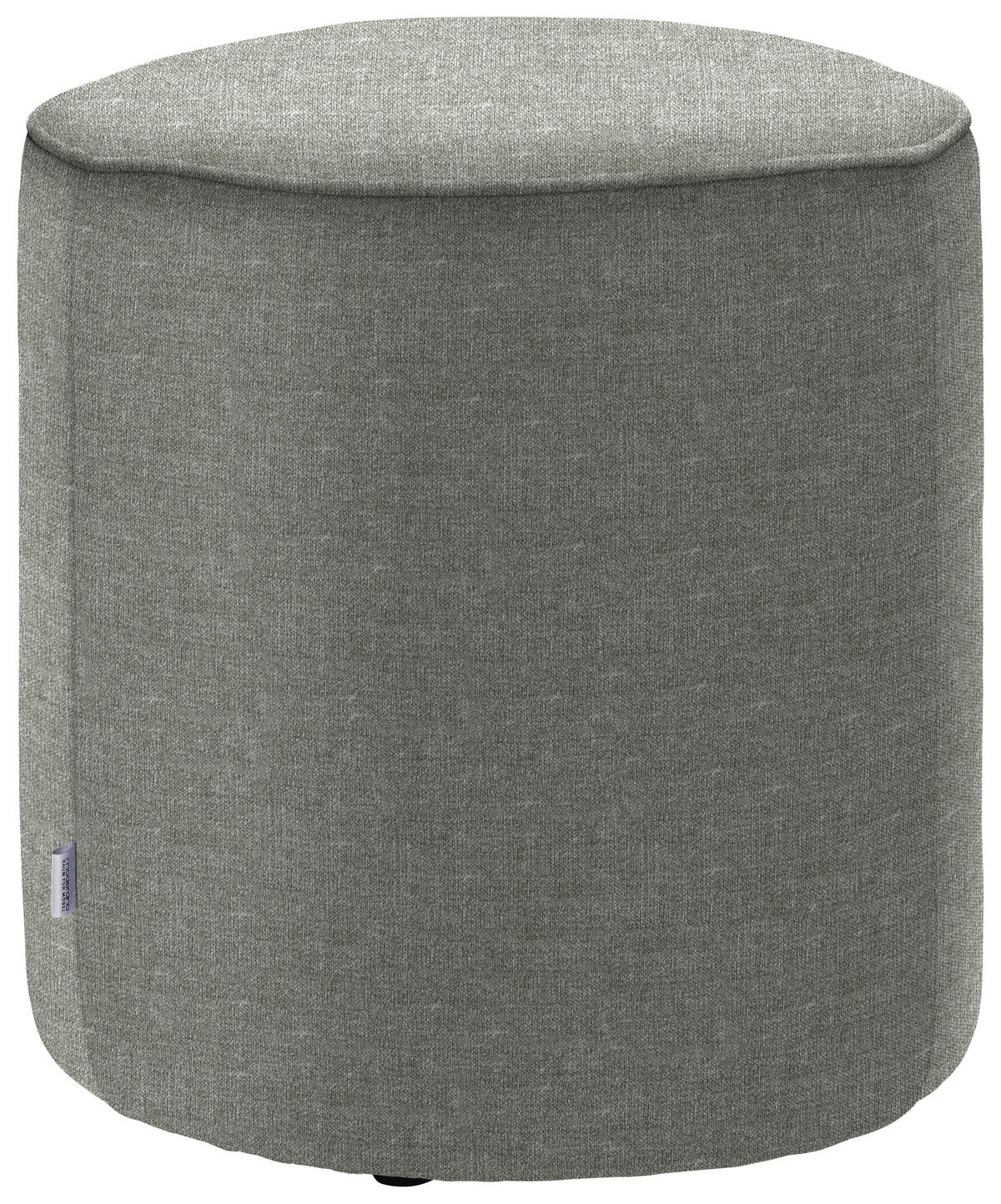 HOCKER in Textil Hellgrau  - Hellgrau, Design, Textil (44/46/44cm) - Belluti