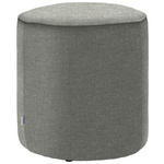 HOCKER in Textil Hellgrau  - Hellgrau, Design, Textil (44/46/44cm) - Belluti