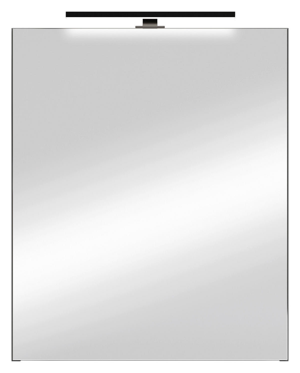 SPIEGELSCHRANK 50/60/20 cm  - Anthrazit, MODERN, Glas/Holzwerkstoff (50/60/20cm) - MID.YOU