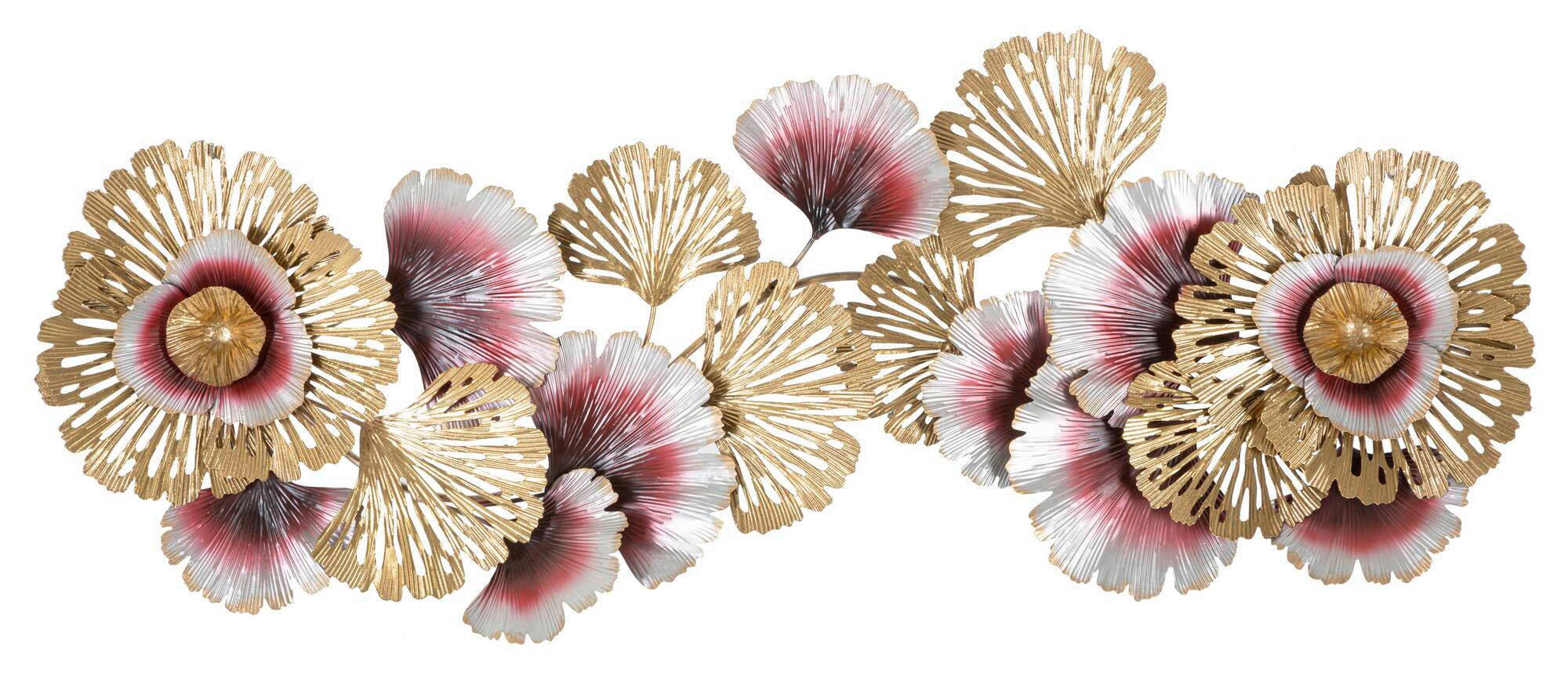 Wanddeko Color A Metall  - Goldfarben/Rosa, Basics, Metall (130/54/5.5cm)