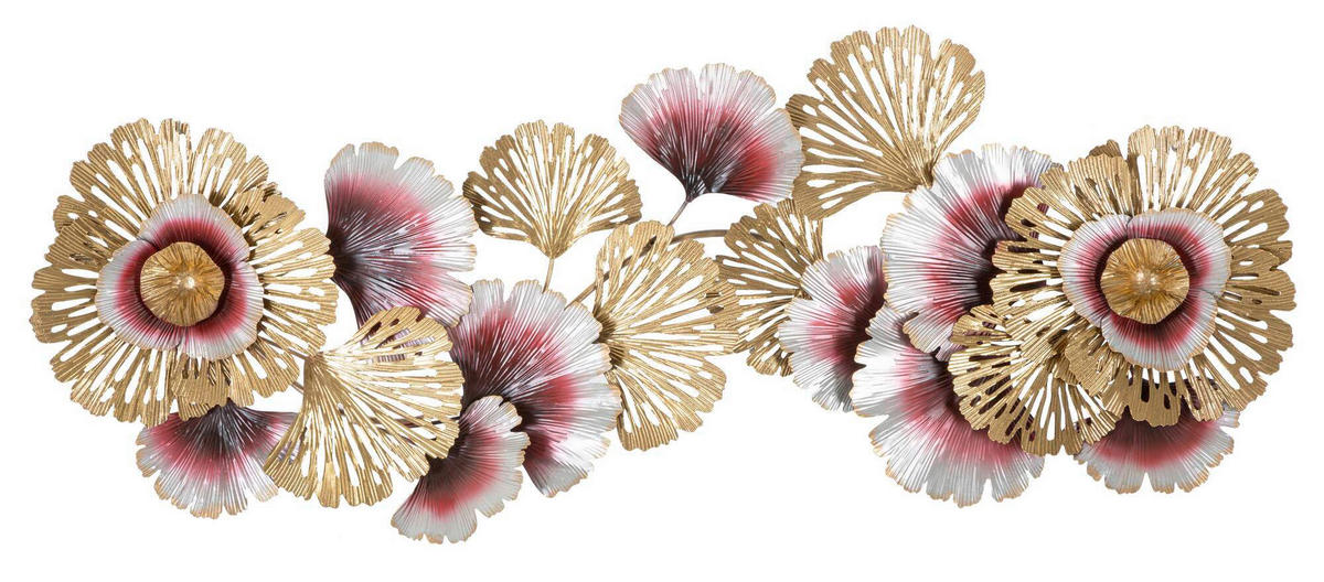 Wanddeko Color A Metall  - Goldfarben/Rosa, Basics, Metall (130/54/5.5cm)