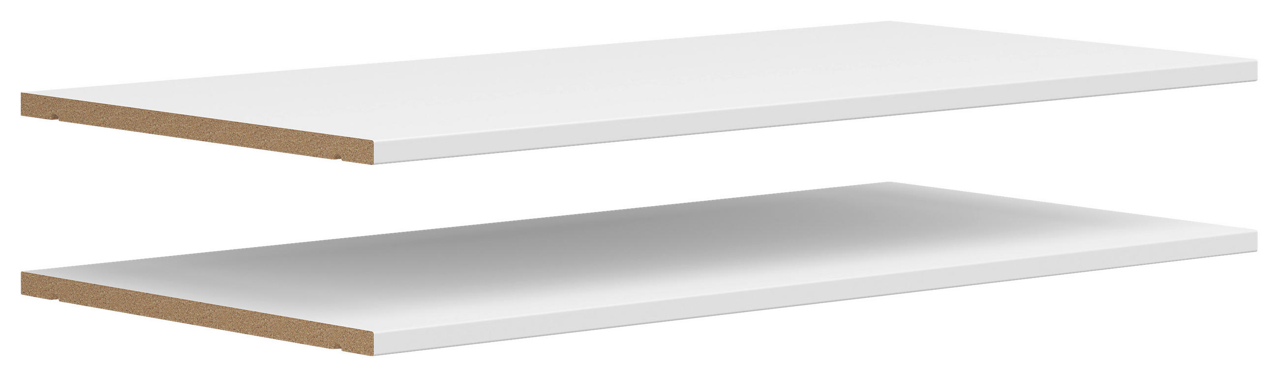 VKLADACIA POLICA, biela, 76,9/1,5/36 cm - biela, Modern, kompozitné drevo (76,9/1,5/36cm) - Carryhome