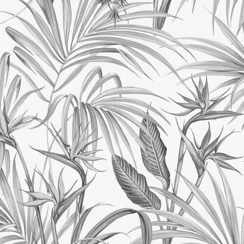 Xora Vliestapete Grau 52x1000 cm