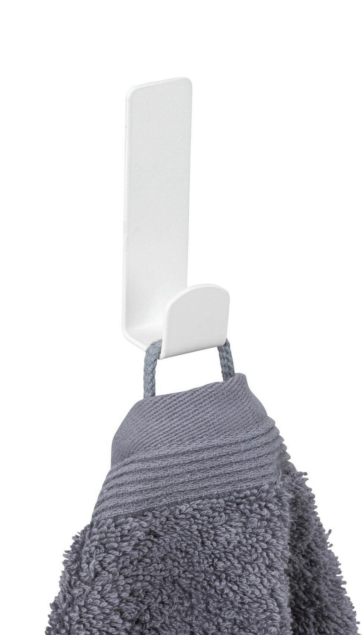 WANDHAKEN  in Weiß  - Weiß, MODERN, Metall (2/7/2cm) - Mömax