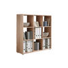 REGAL  106,5/108,5/33 cm Sonoma Eiche  - Silberfarben/Sonoma Eiche, MODERN, Holzwerkstoff/Kunststoff (106,5/108,5/33cm) - MID.YOU