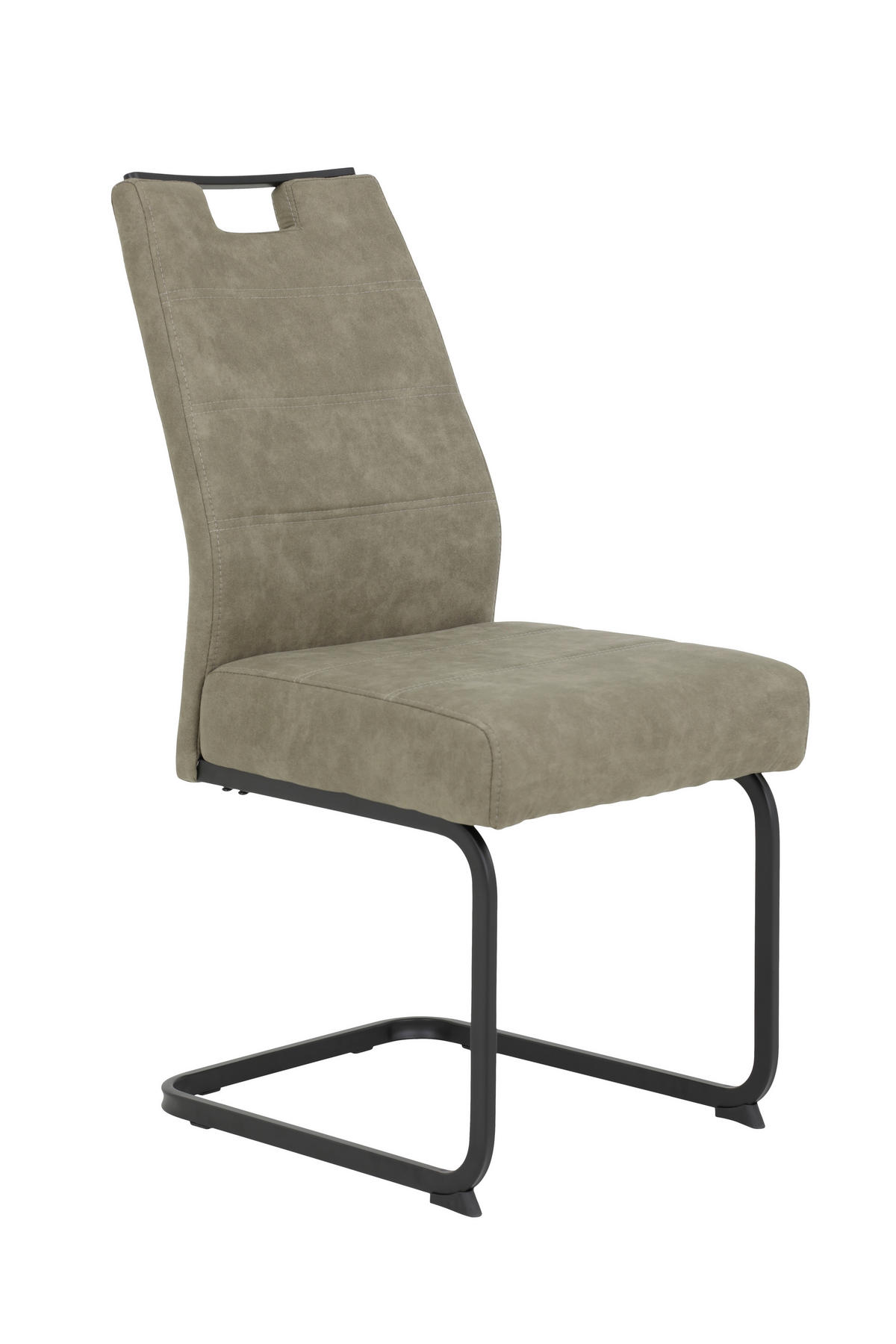 TISCHGRUPPE in Metall, Textil, Holzwerkstoff Schlammfarben, Eiche Artisan  - Schlammfarben/Eiche Artisan, MODERN, Holzwerkstoff/Textil (160 - 210/75/90cm) - MID.YOU