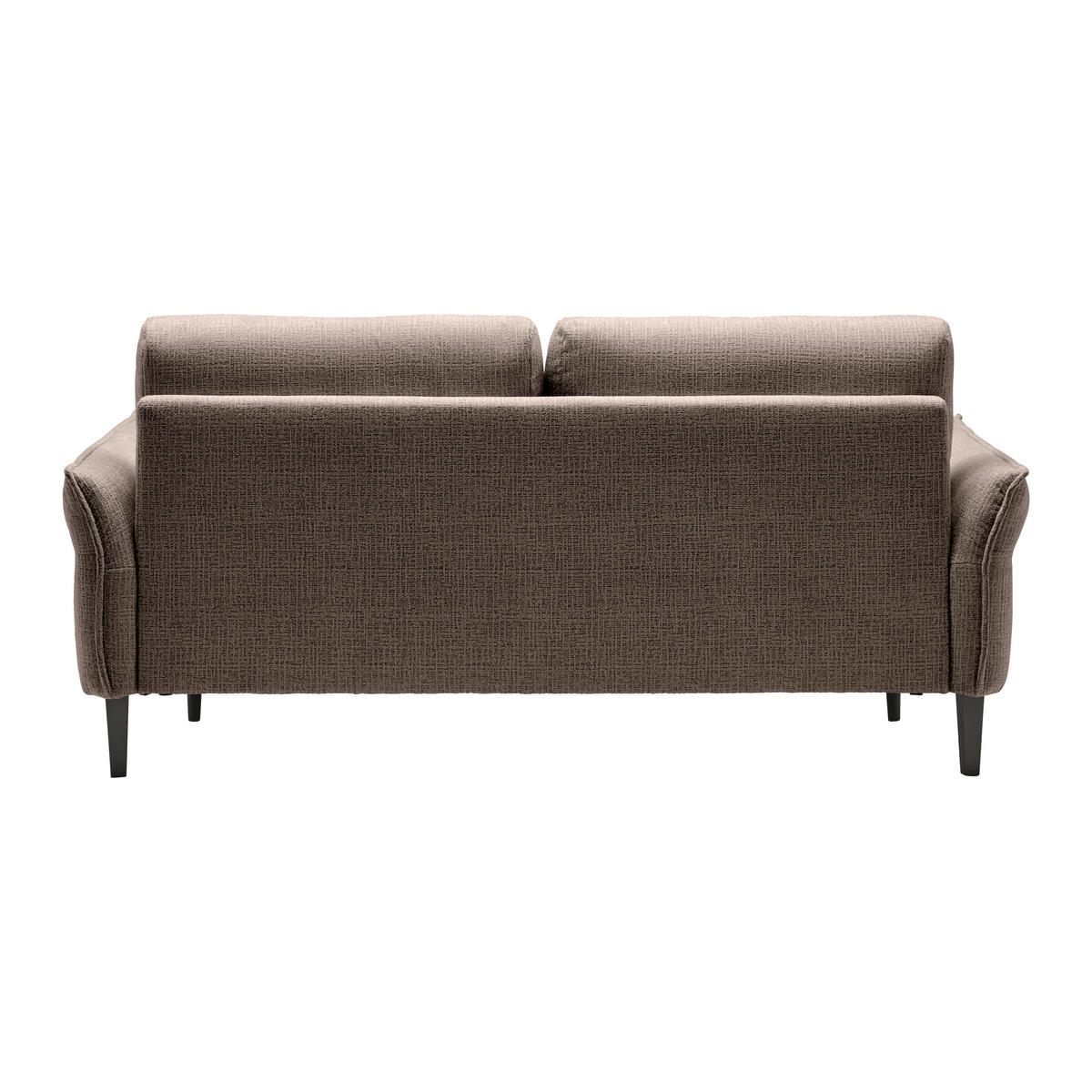 3-SITS SOFFA i vävt tyg mörkbrun  - svart/mörkbrun, Modern, trä/textil (183/85/92cm) - MID.YOU