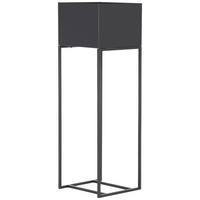 BLUMENSTÄNDER Metall  - Schwarz, Design, Metall (25/80/25cm) - Landscape